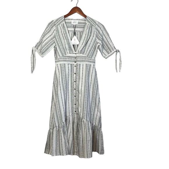 Lost + Wander Gypsy Button Front Midi Dress Small NWT - Picture 1 of 11